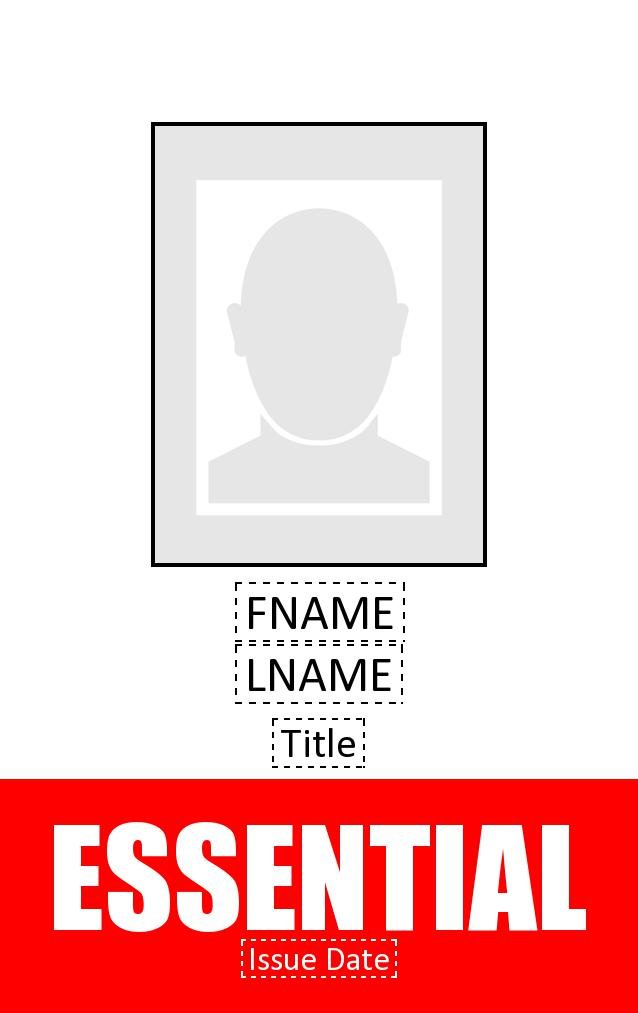 Essential Employee ID Badge Templates IDville